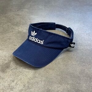 Vintage 90s Adidas Trefoil Logo Visor Hat Cap Retro Hip Hop Y2K Unisex